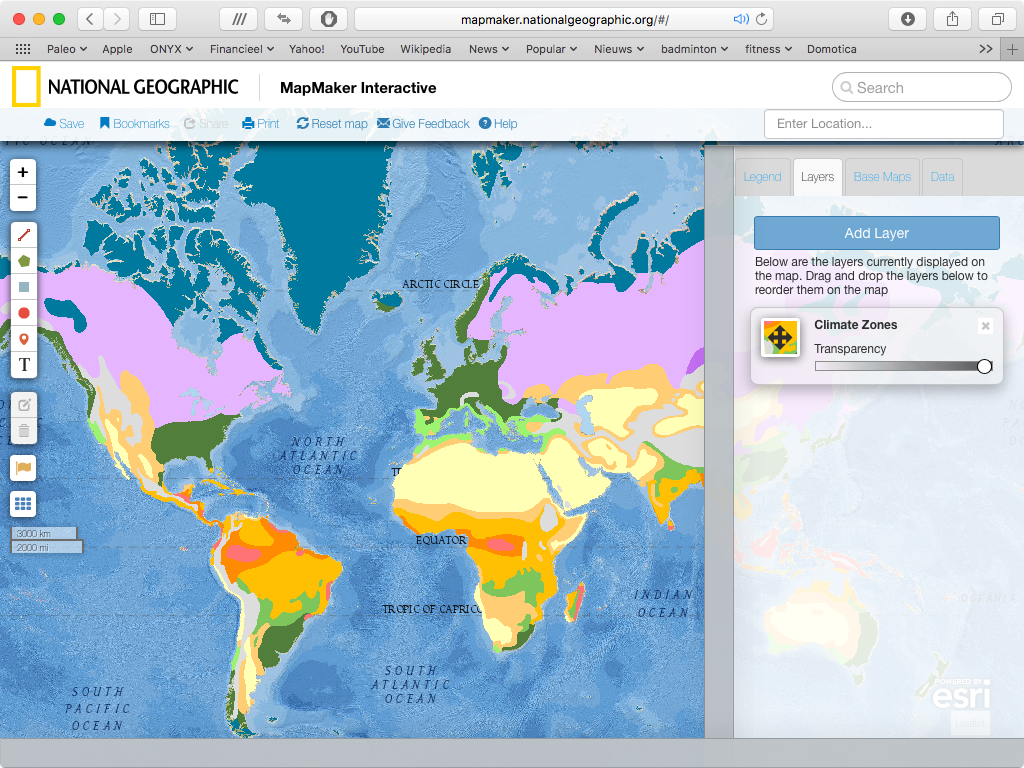 Interactive MapMaker from National Geographic