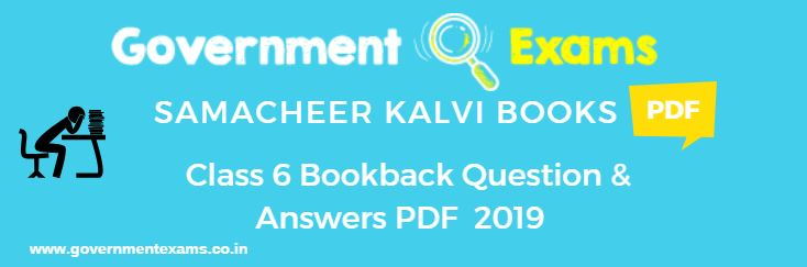 6th Book Back Questions and Answers